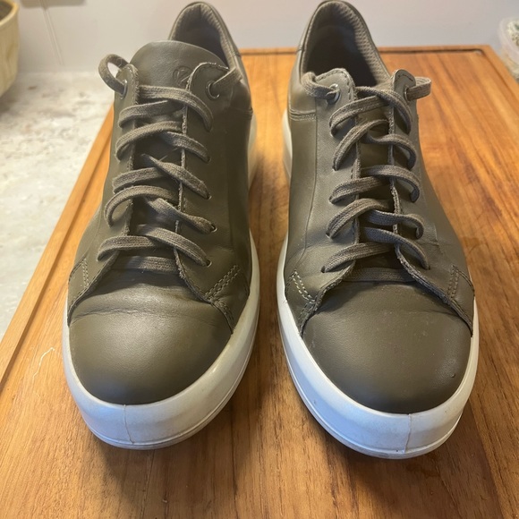 Ecco Shoes - Khaki green walking shoes.  New this fall, barely worn.